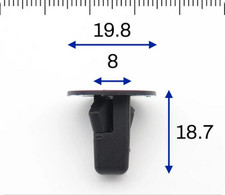 FIT HONDA Front Wheel Arch Lining & Mudguard Clips