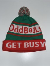 Oddballs Bobble Hat Green Red