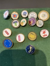 Job Lot Of 15 Golf Ball Markers