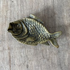 Vintage Solid Heavy Brass Fish