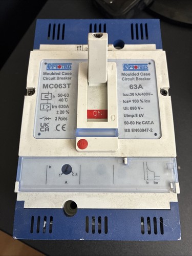 Proteus 63a triple pole 36ka - 63a,
