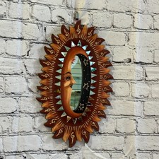 Red Full Moon Mosaic Tile Wall