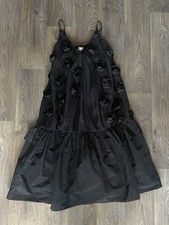 Anthropologie Corey Lynn Calter V-Neck Rosette Midi Dress small