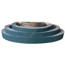 File Sanding Belts Zirconia 10mm 12mm 13mm 19mm 20mm All Grits Pack of 10