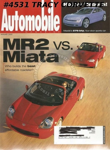 January 2000 automobile mr2 - january,