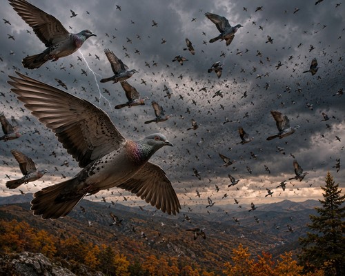 Pt170 extinct bird passenger - pt170,