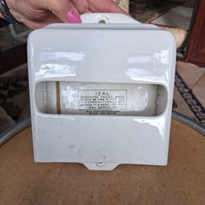 Izal Ceramic Toilet Tissue Paper Ceramic Holder  Vintage Jeyes?