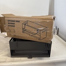 Kitchen Sink Caddy Basket Drain Rack Sponge Dishcloth Holder Storage Organizer