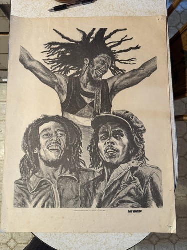 Bob marley vintage - 1980, poster