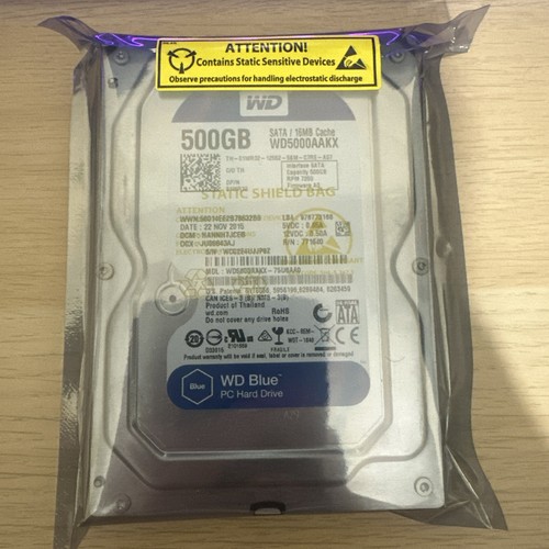 Blue 500gb sata hdd - blue,
