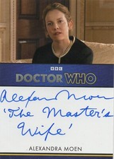 Doctor Who Series 5-7: Alexandra Moen 'Master's Wife' Inscription Autograph Card