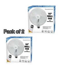 2 x 16" WALL MOUNTED FAN WITH