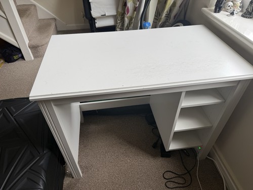 Ikea white computer desk - ikea,