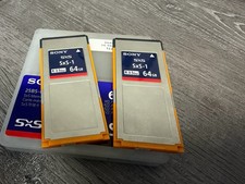 Twin Pack Sony SxS 64gb Cards