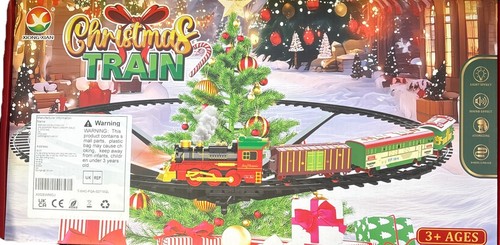 Christmas train set - christmas,