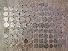 French Francs Coin Lot 253.50 FRF Mixed Dates & Denominations Pre-Euro Currency