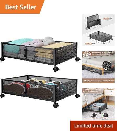 Pack metal under bed storage - metal,