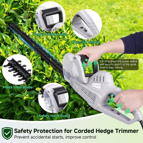 Electric corded hedge trimmer - electric,