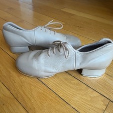 Bloch tan leather tap shoes - bloch,
