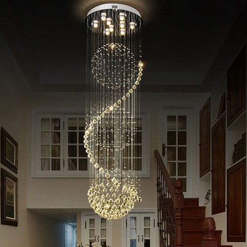Crystal pendant ligh hotel - crystal,