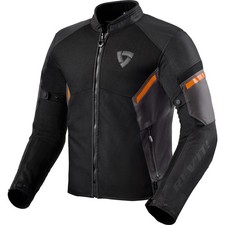Rev It GT-R Air 3 Motorcycle Jacket L Black Neon Orange EX-DISPLAY