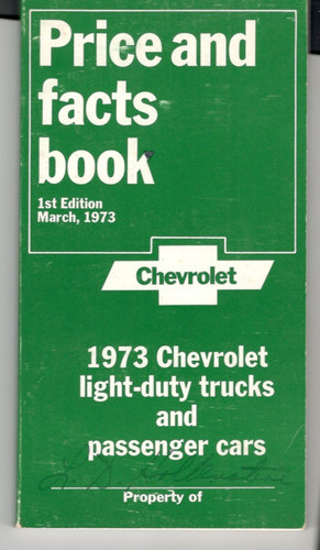 Vtg 1973 chevy light - 1973, duty