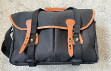 Billingham 445 Camera Bag Black and Tan with Inserts