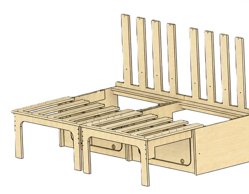 Ply sliding camper van beds - van,
