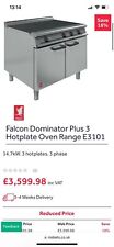 Falcon Cooker E3101 3HP Dominator Plus 3 Hotplate with Range Oven Electric