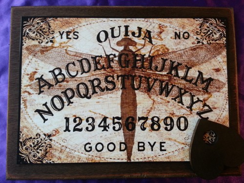 Wooden ouija board steampunk - wooden,
