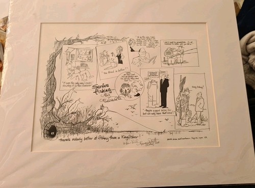 Original pen ink cartoon - original,