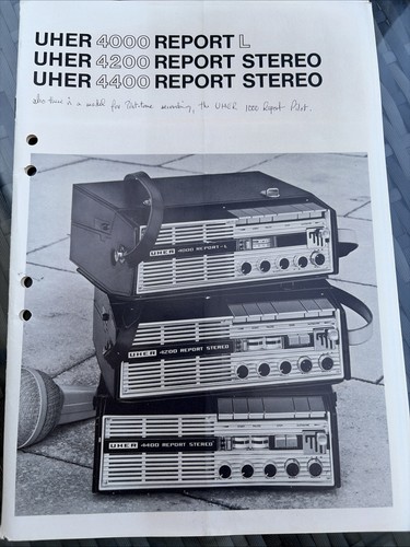Uher 4000 report - report, 4200