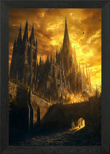 Shadow of the Cathedral Framed