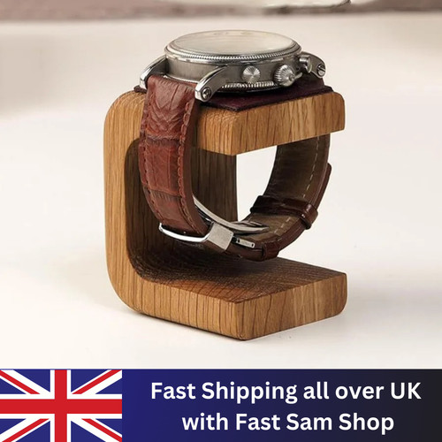 Wooden watch display stand - watch,