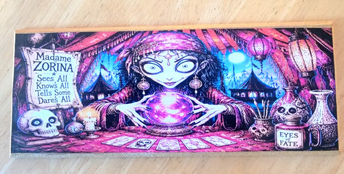 Wooden sign whimsical - ,