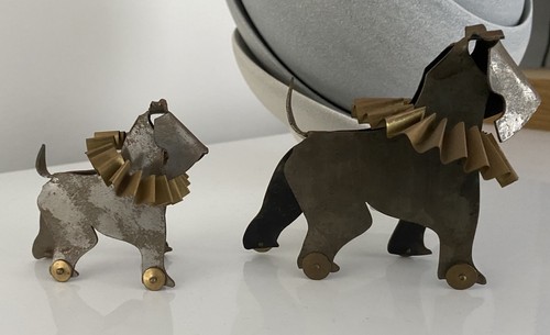 Vintage pair scottie dog - vintage,