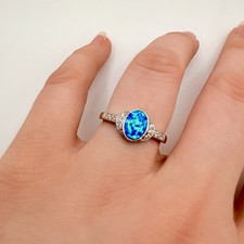 925 Sterling Silver Synthetic