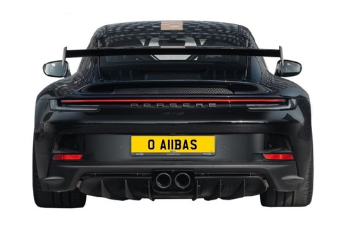 Dvla number plate - dvla, on
