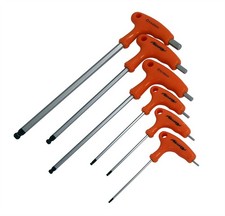 6pc T-Handle Ball Ended Hex