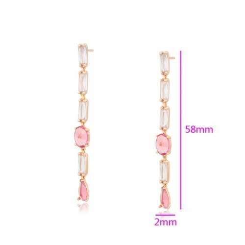 Gold plated pink white - gold,