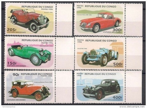 Congo 1996 vintage cars aston - cars,