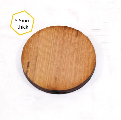 Laser cut 45mm circle shapes - 45mm,