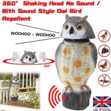 360° Shaking Head Owl Decoy