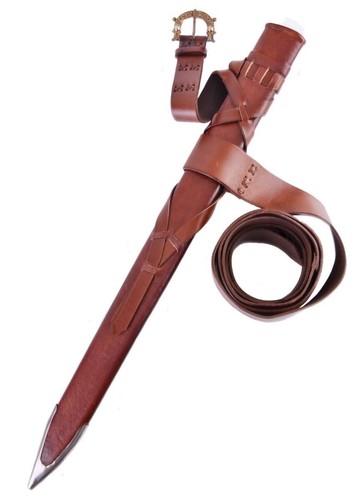 Leather sword scabbard - sword,