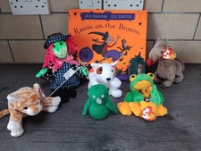 NEW Story Sack Resource Room on the Broom Book 6 New Quality Soft Toy Props Sack