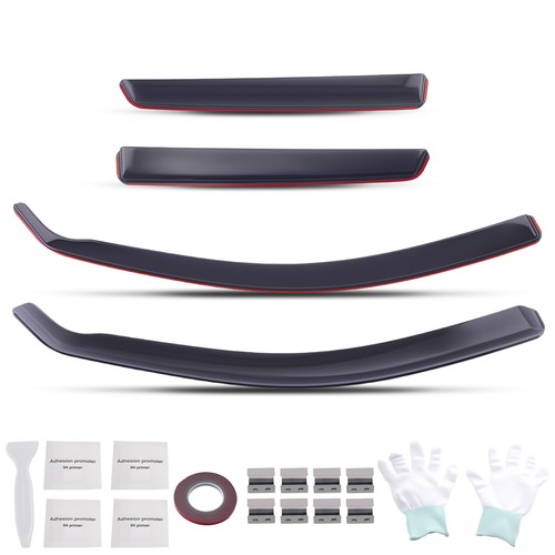 4pcs wind rain deflectors - 4pcs,