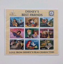 Disney Animated Movies Ghana Stamp Sheet Collection Sealed Mint Condition