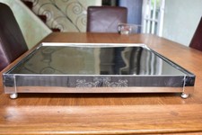 VINTAGE QUALITY SILVER PLATED SQUARE WEDDING CAKE STAND