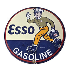 Vintage Esso Gasoline Sign -