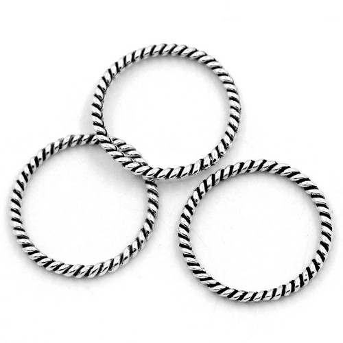 Twisted closed jump rings - jump,